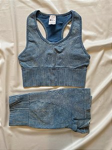 CONJUNTO SHORT MEIA COXA