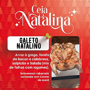 CEIA NATALINA - GALETO NATALINO (4 PESSOAS)