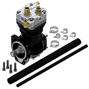 Compressor De Ar (Subst. ACX83 K007254) C/ Kit Instalação ACX83D Iveco Eurotech MP450E37 MP450E37HT 500310903 Marca KGM6524