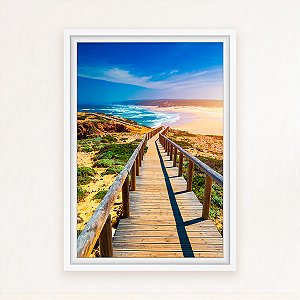 "Passarela dos Sonhos"- Quadro em Canvas com moldura flutuante.