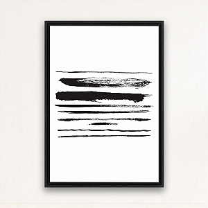 "Essência Minimalista"- Quadro em Canvas com moldura flutuante.