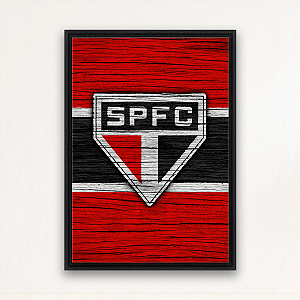 "Soberano Tricolor"- Quadro em Canvas com moldura flutuante.