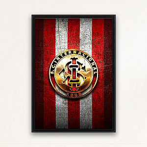 "Paixão Colorada"- Quadro em Canvas com moldura flutuante.