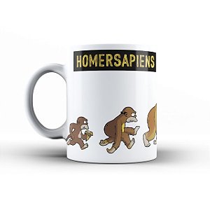 Caneca do Simpsons Homer Sapiens