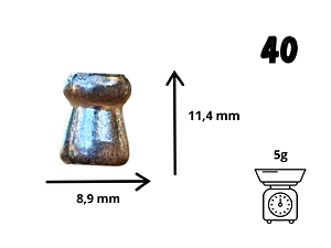 Balote Diabolô Cal.40 (10un)