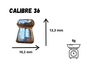 Balote Diabolô Cal.36 (10un)