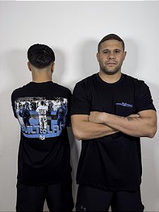 T-shirt preta "Built to last" preta