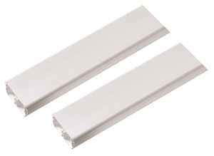 CANALETA BRANCA 20X10X2.000MM EM PVC C/DIVISAO C/ADESIVO - PEZZI