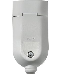 PLUGUE FEMEA MODELLO (2P+T) 10A 250V~ CINZA