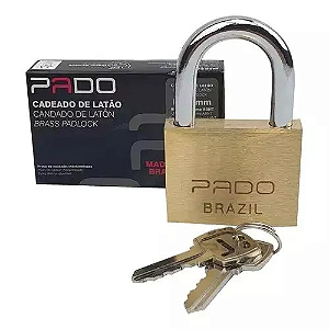 CADEADO LATÃO PADO