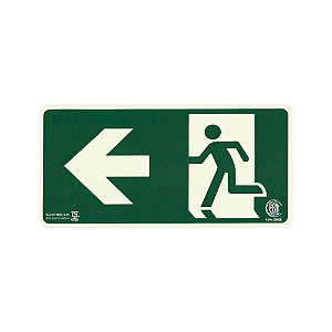 PLACA FOTOLUMINESCENTE S1 SAÍDA ESQUERDA AC