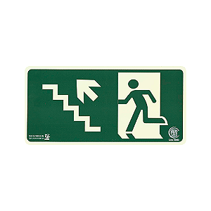 PLACA FOTOLUMINESCENTE S8 SUBIDA ESQUERDA AC