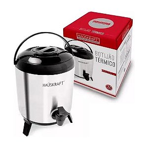 Botijao Garrafa Termica Inox Hotel 7.7 Litros Cafe Leite