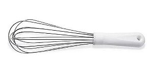 Batedor De Ovos Manual Inox 45 Cm Com Cabo De Polipropileno