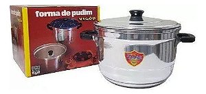 Forma De Bolo E Forma De Pudim Vigor 2 Em 1