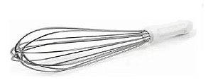 Batedor De Ovos Fouet Inox 35 Cm Com Cabo De Polietileno