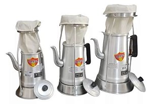 Kit café c/ Suporte+Cafeteira+Coador 3,0 lts / 5,0 lts / 7,0 lts