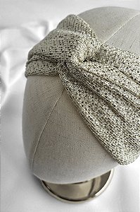 Faixa Turbante Renda Dourada
