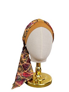 Turbante Aatma Damasco UV 50+ com Lenço Elos