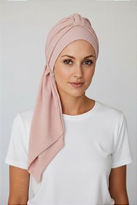 Turbante Aatma Rosa UV 50+ com Lenço Rosa