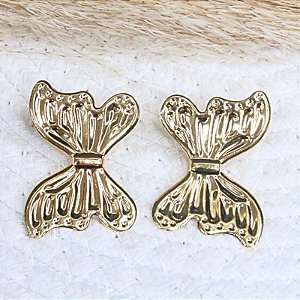 BRINCO CHAPA TRABALHADA BORBOLETA