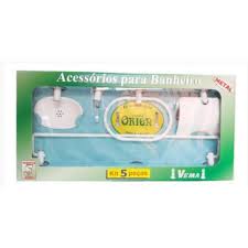 Kit acessórios para Banheiro Vema