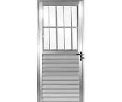 Porta Postigo Alumínio Polido L-25 Prisma