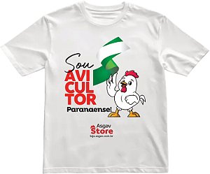 Camiseta Sou Avicultor Paranaense - Branca