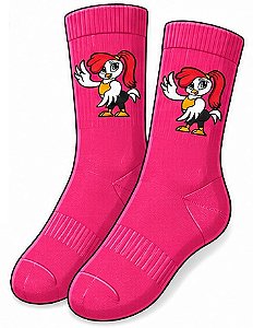 Meia Feminina Rosa