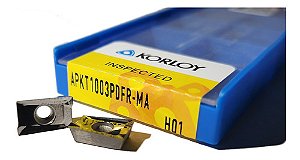 Inserto / Pastilha Apkt 1003 Pdfr Ma H01 - Korloy (10 Pçs)
