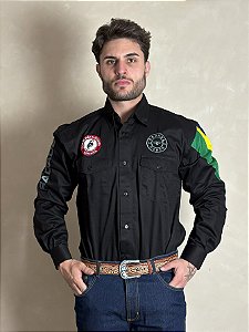 Camisa Radade Masculina Country Cowboy Bandeira Radade