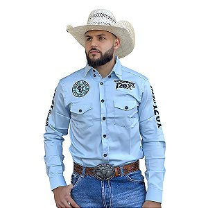 Camisão Masculino Estilo Contry Texana Pbr Farm Ox Cowboy 120x