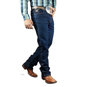 Calça Jeans Masculina Tradicional Reforçada Trabalho Boiadeiros