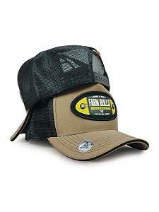Boné Trucker Country Rodeio Vaquejada Texas Farm Bull