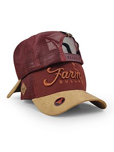 Boné Country Masculino Caipira Bruto Aba Torta Farm Bulls