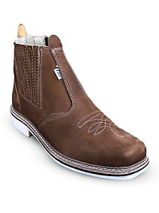 Botina Country Masculino Homem Rodeio Cowboy Trabalho Agro