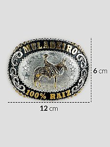 Fivela Country Muladeiro Inox Masculina Peão Vaqueiro Top