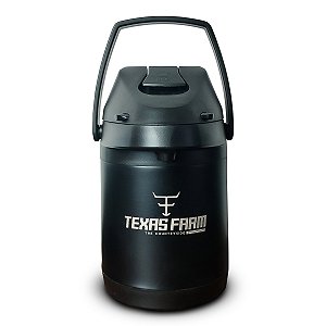 Garrafa Térmica Inox 2,5 Litros Tereré Chimarrão Texas Farm