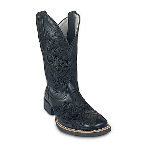 Bota Feminina Texana Country Couro Legítimo Paint Horse