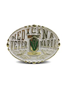 Fivela Country Unissex Cowboy Agronomia Medicina Veterinária