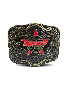 Fivela Country Bull Riders PBR Rodeio Cowboy 10,5cm x 8,5cm