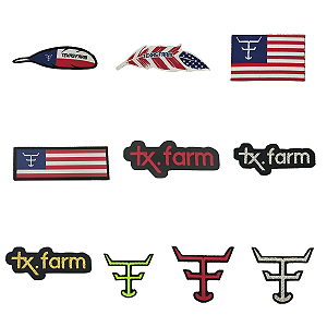 Adesivo Country para Chapéu Rodeio Garrafa Agro Texas Farm