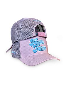 Boné Country Feminino Original Aba Curva Rosas Texas Farm