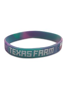 Pulseira Country Texas Farm Silicone Original Colorida