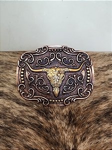 Fivela Ariat Country 11cm Western Premium Rodeio Dourado