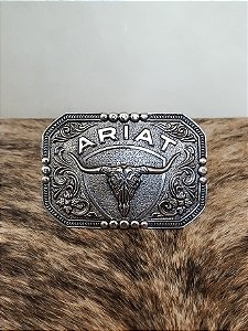 Fivela Ariat Country 11cm Western Premium Quadrada Prata