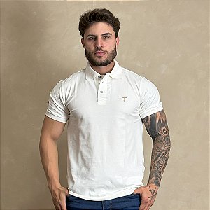 Camiseta Texas Farm Polo Masculina Algodão Original Branca