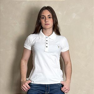 Camiseta Texas Farm Polo Feminina Original Premium Branca