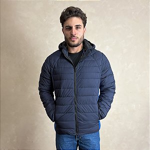 Jaqueta Puffer Bobojaco Capuz Removível Blusa De Frio Moto