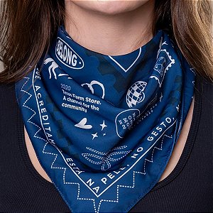 Bandana Texas Farm Original Time Line Country Western Agro